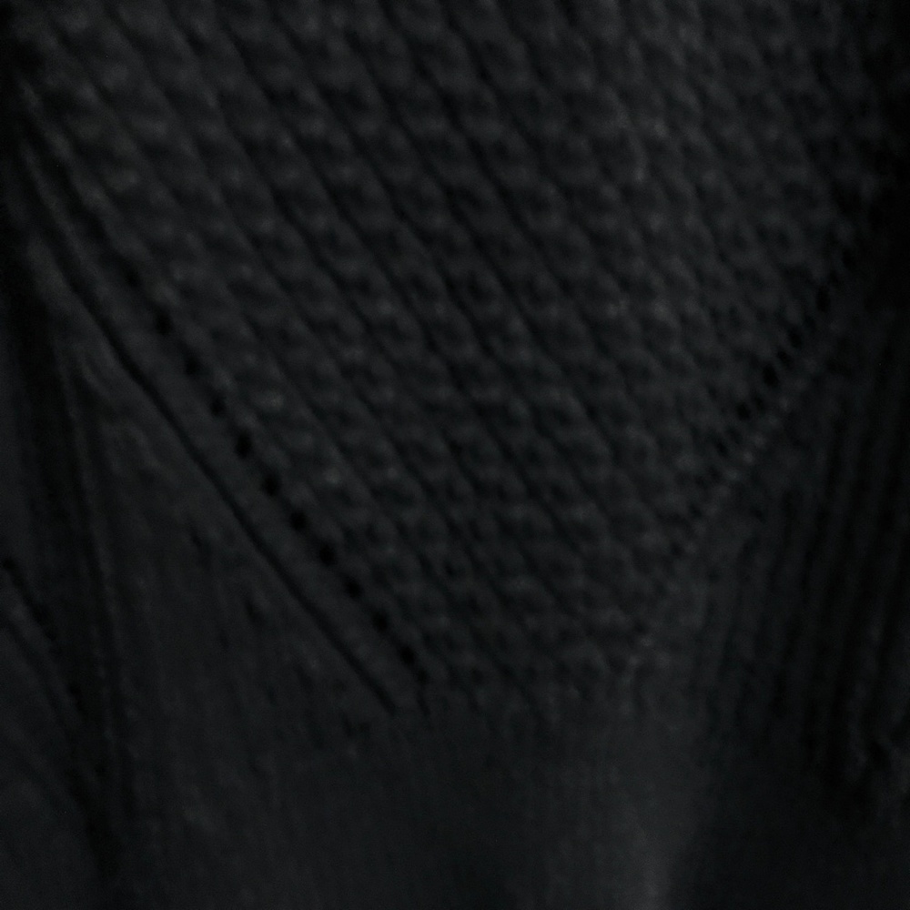 Calvin Klein Cowl Neck Cotton Blend Sweater in Black SZ M - Picture 4 of 8